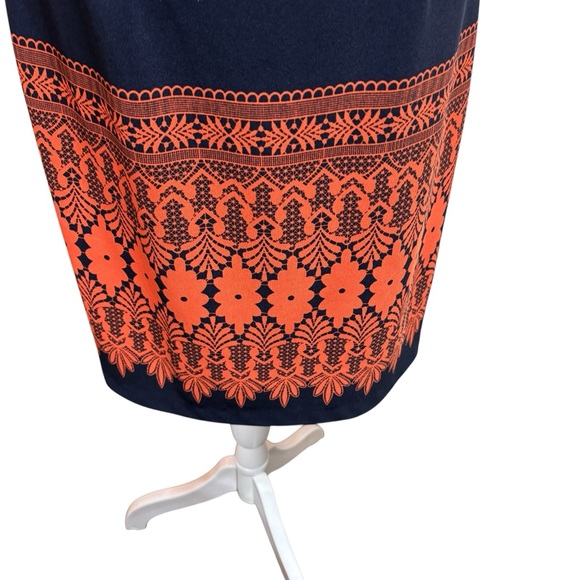 Ice Navy and Orange Mini Dress‎ Size 8 - Picture 5 of 10